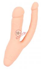 Анально-вагинальный вибромассажер Double Pleasure Vibe - 21 см.